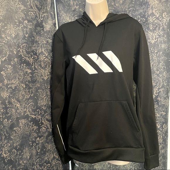 Adidas black hoodie size small - Picture 1 of 7